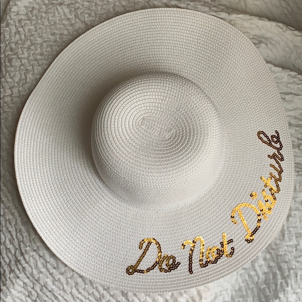 NEW ⭐️ David & Young Do Not Disturb Sun Hat
